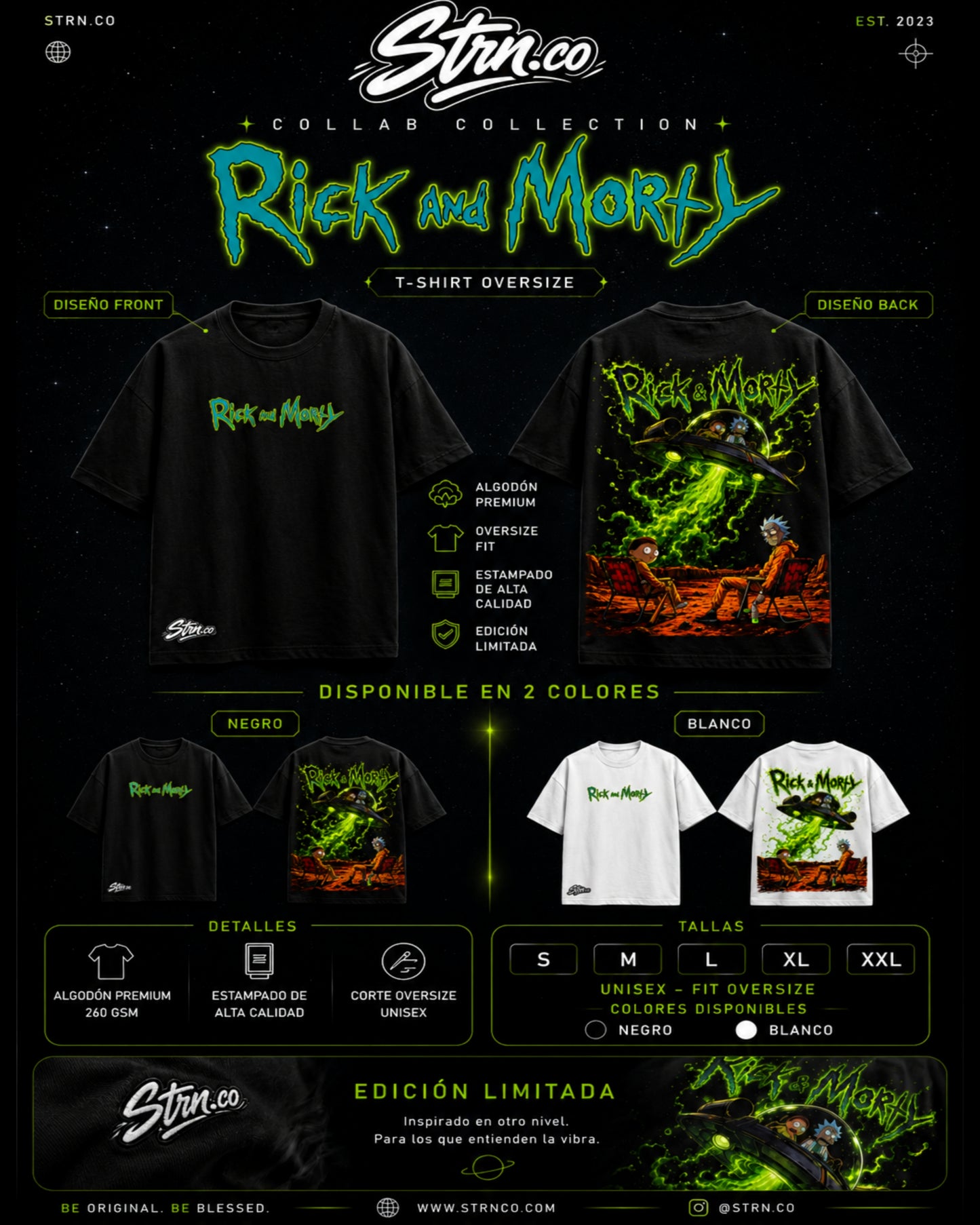 CAMISETA RICK Y MORTY