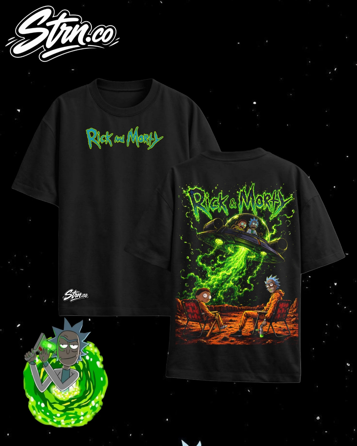 CAMISETA RICK Y MORTY